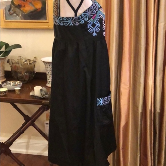 Embroidered Cotton Sundress by BCBGMaxAzria - Size 6 - Picture 4 of 7